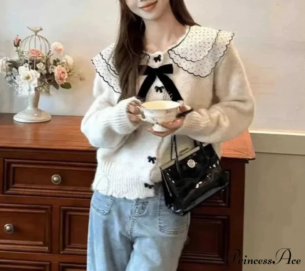 Loose Button Knit Cardigan - Image 5