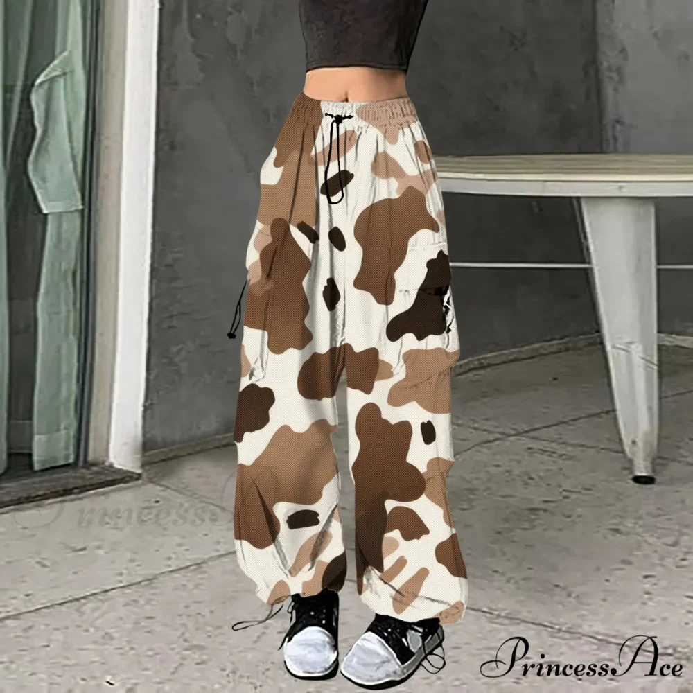 Loose Camouflage Pattern Rap Pants - Image 2