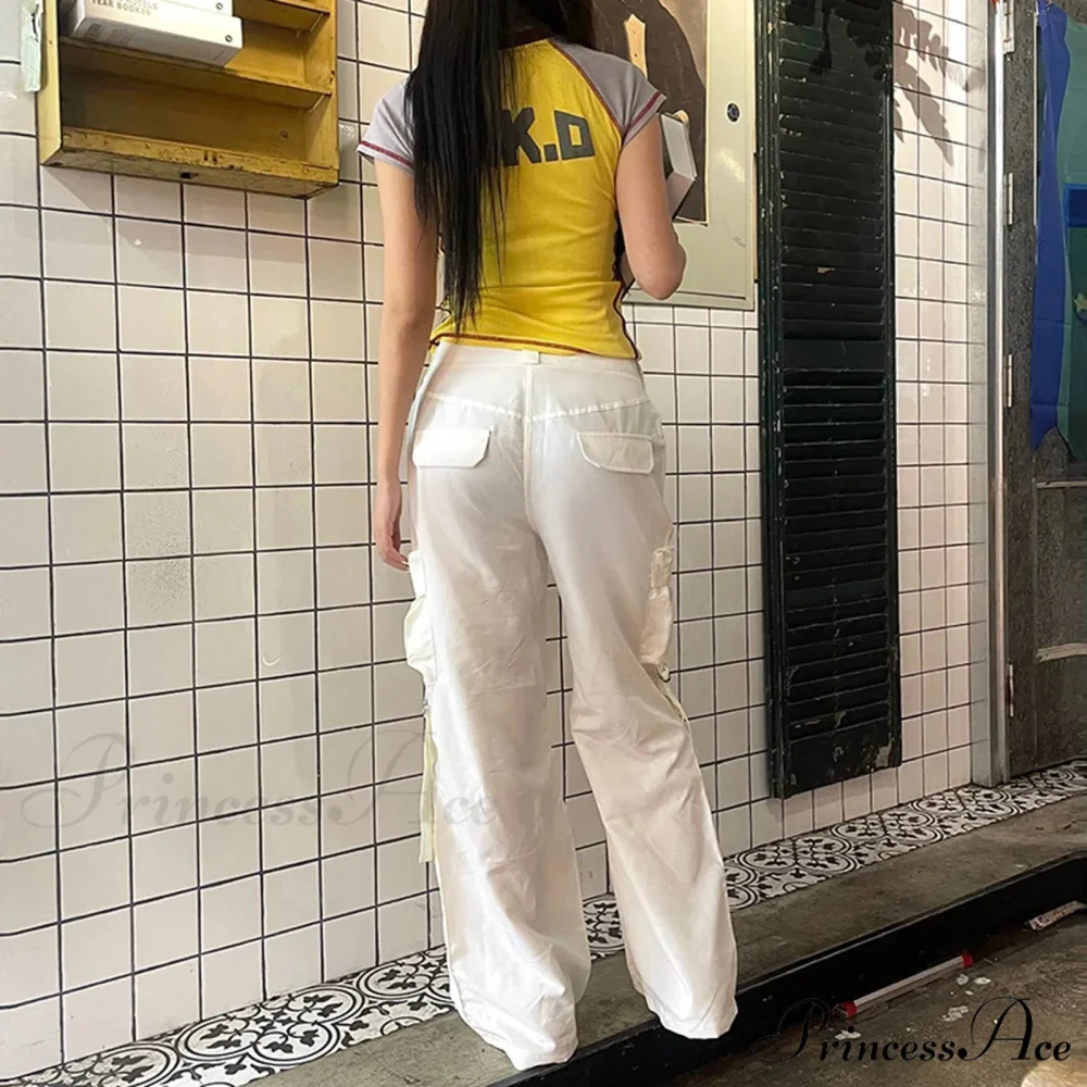 Loose Cargo Cinch Wide Leg Trousers - Image 3