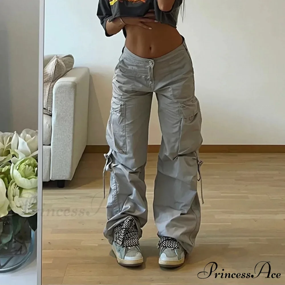 Loose Cargo Cinch Wide Leg Trousers - Image 5
