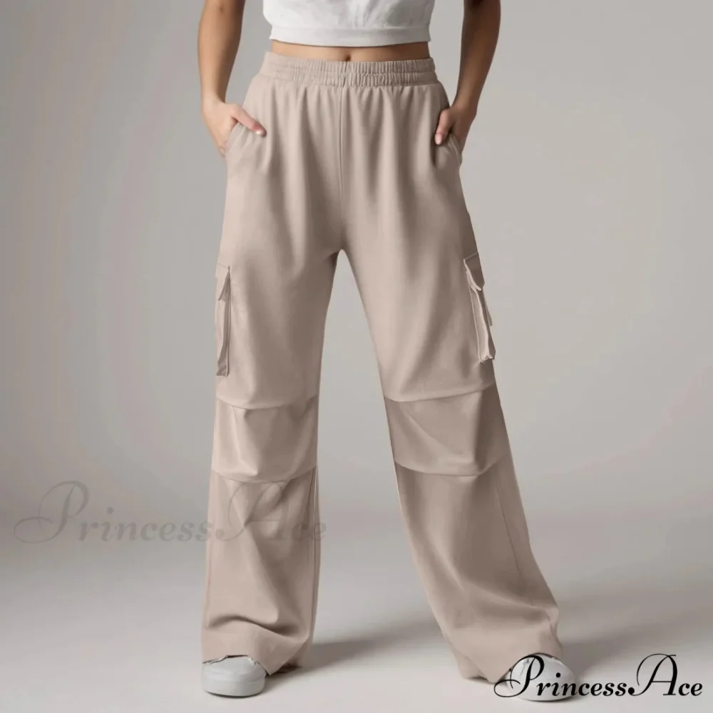 Loose Cargo Sweatpants with Pockets Trousers - Image 4