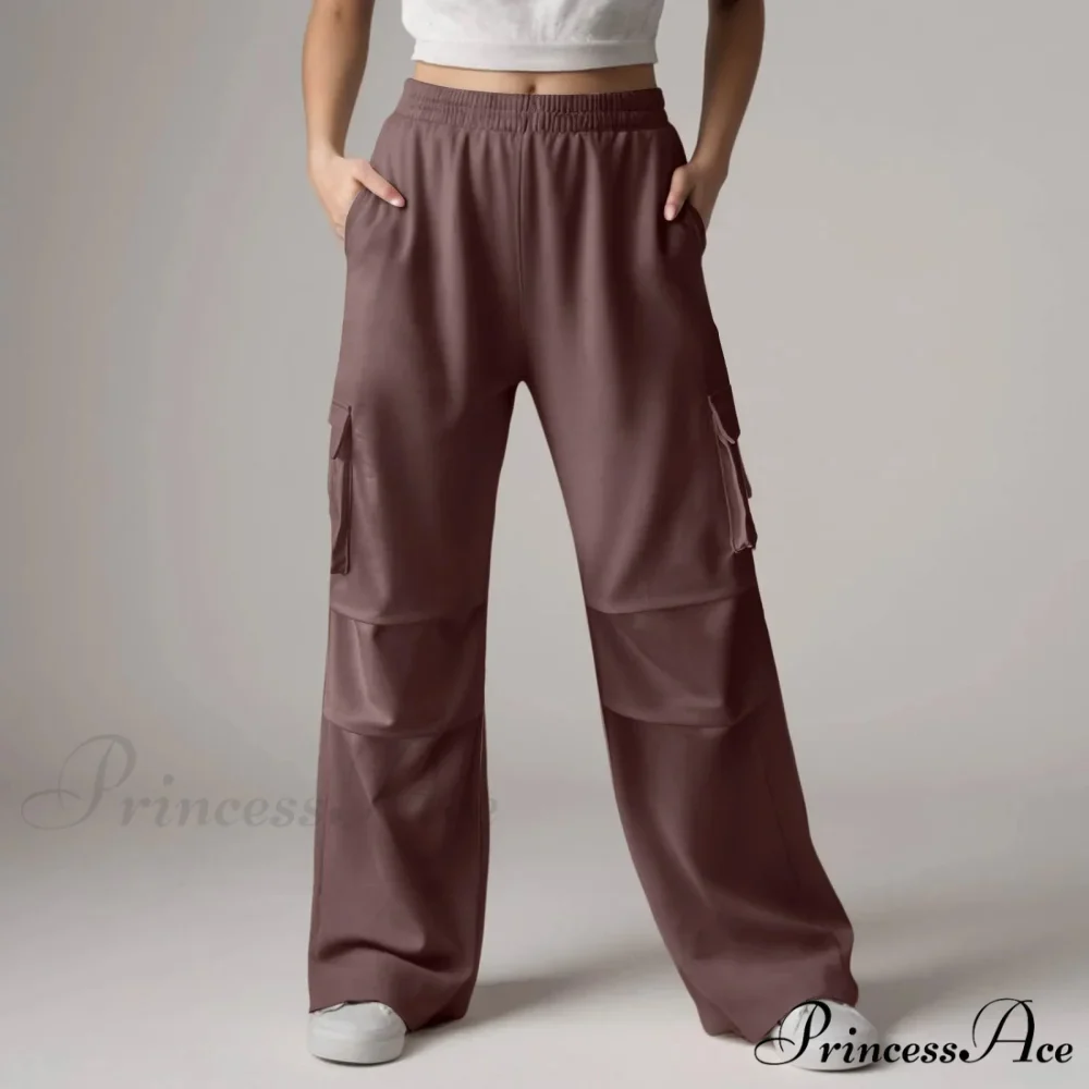 Loose Cargo Sweatpants with Pockets Trousers - Image 5