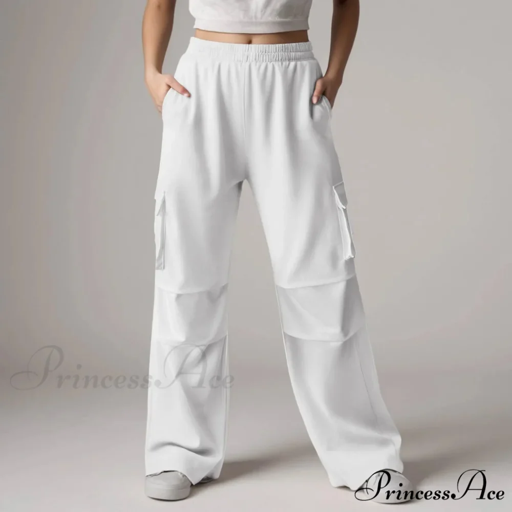 Loose Cargo Sweatpants with Pockets Trousers - Image 8