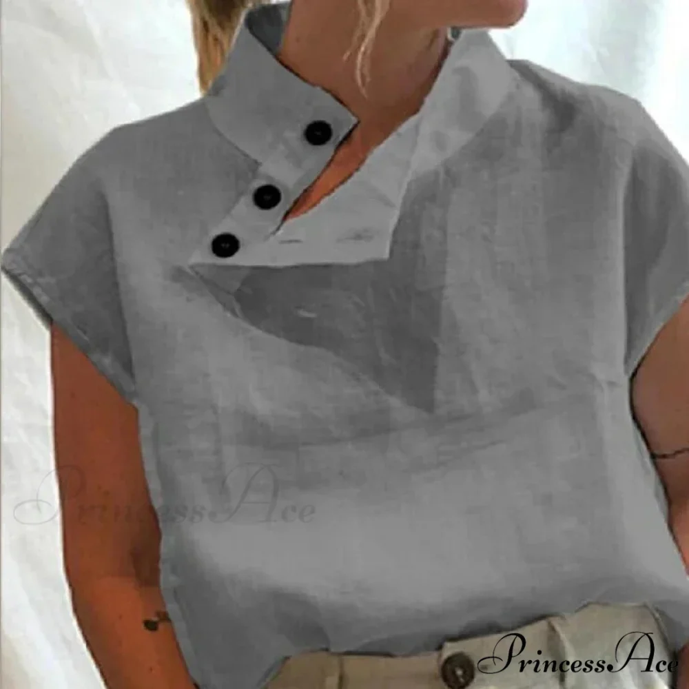 Loose Cotton Ivory Top Warm-weather Top - Image 7