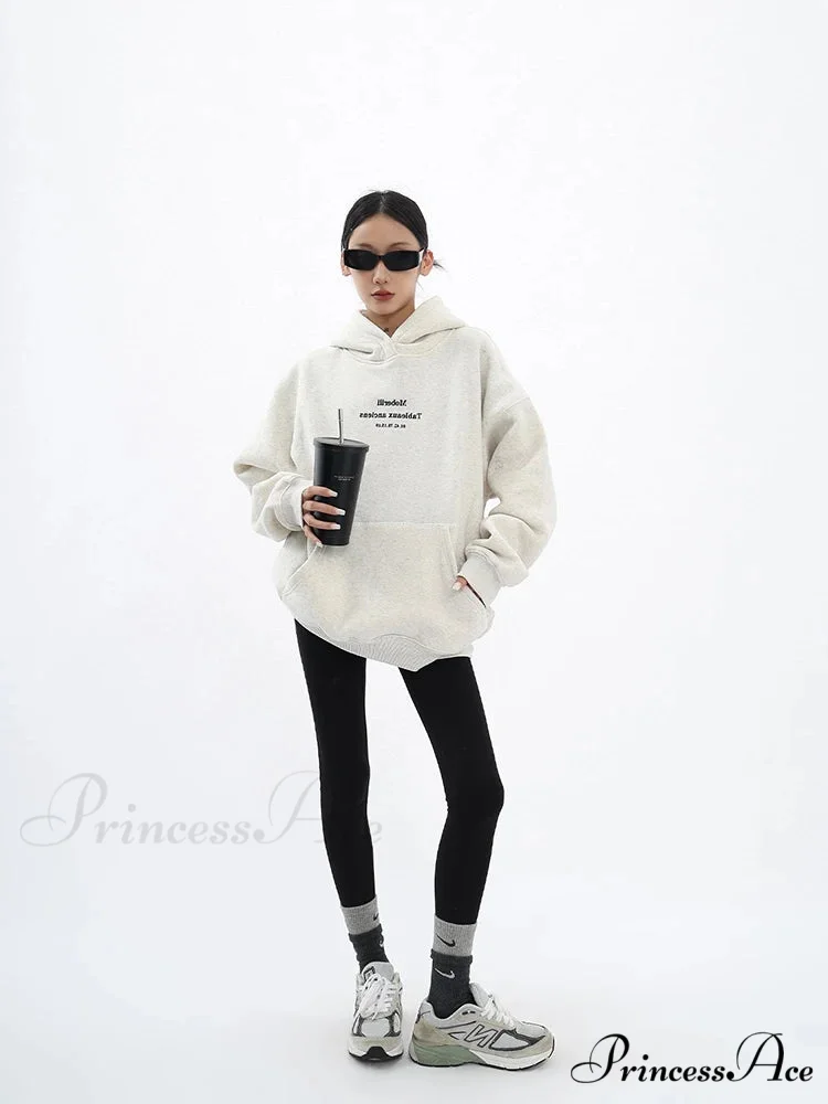 Loose Oversized Long Sleeve Fashion Comfortable Hoodie - Image 3