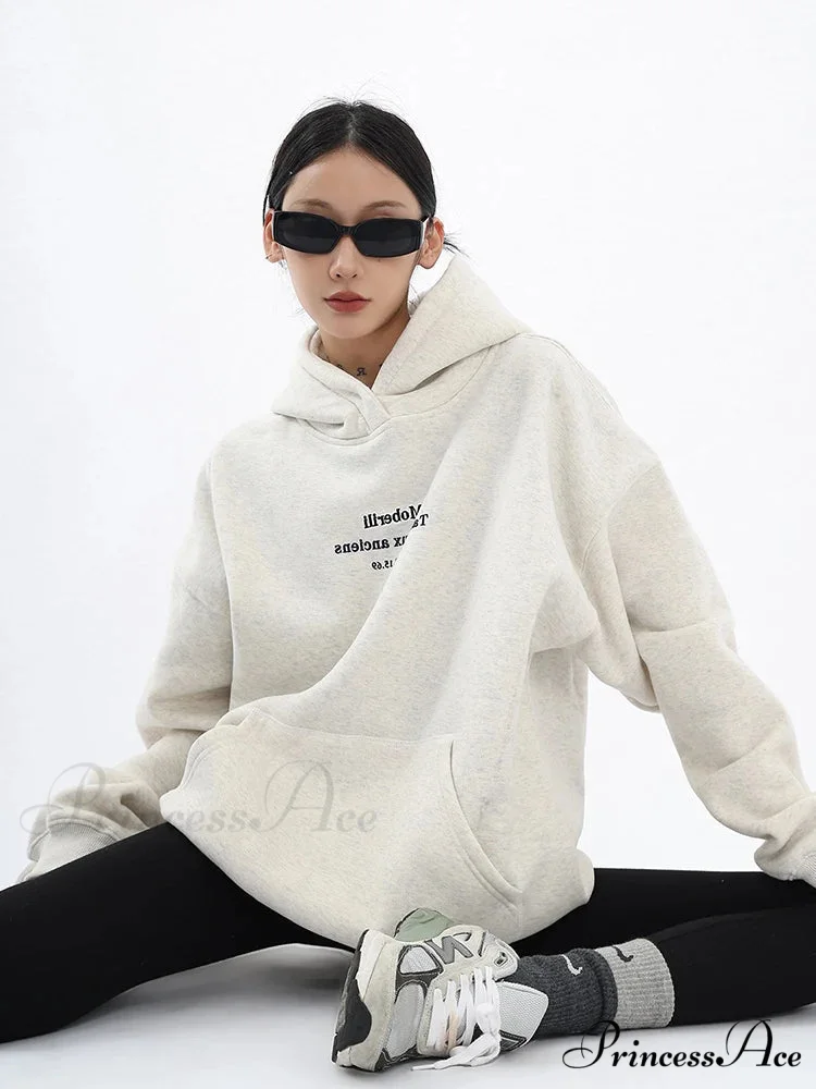 Loose Oversized Long Sleeve Fashion Comfortable Hoodie - Image 5