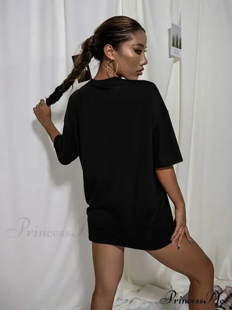 Loose Shoulder Large Urban T-shirt - Image 4