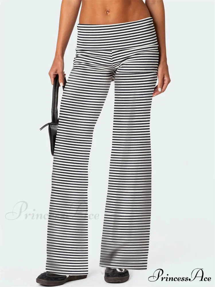 Loose Waist Monochrome Relaxed Informal Urban Pant - Image 2