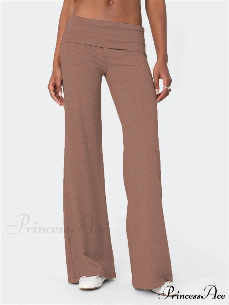 Loose Waist Monochrome Relaxed Informal Urban Pant - Image 6