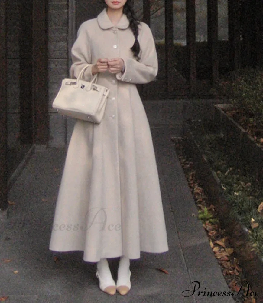 Luxurious Blended Elegant Overcoat - Image 3