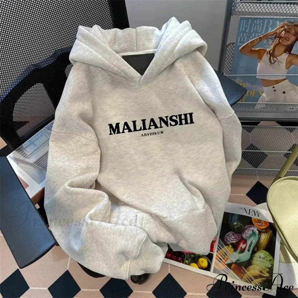 Main Street Correspondence Print Urban Music Hoodie - Image 2