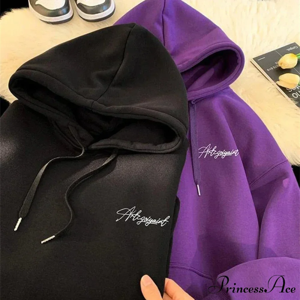 Main Street Correspondence Printed Generously Sized Hoodie - Image 6