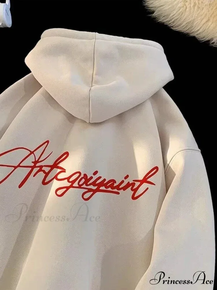 Main Street Correspondence Printed Generously Sized Hoodie - Image 7