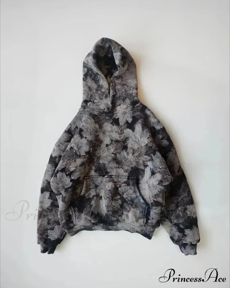 Maple Leaf Visual Pullover Hoodie - Image 3