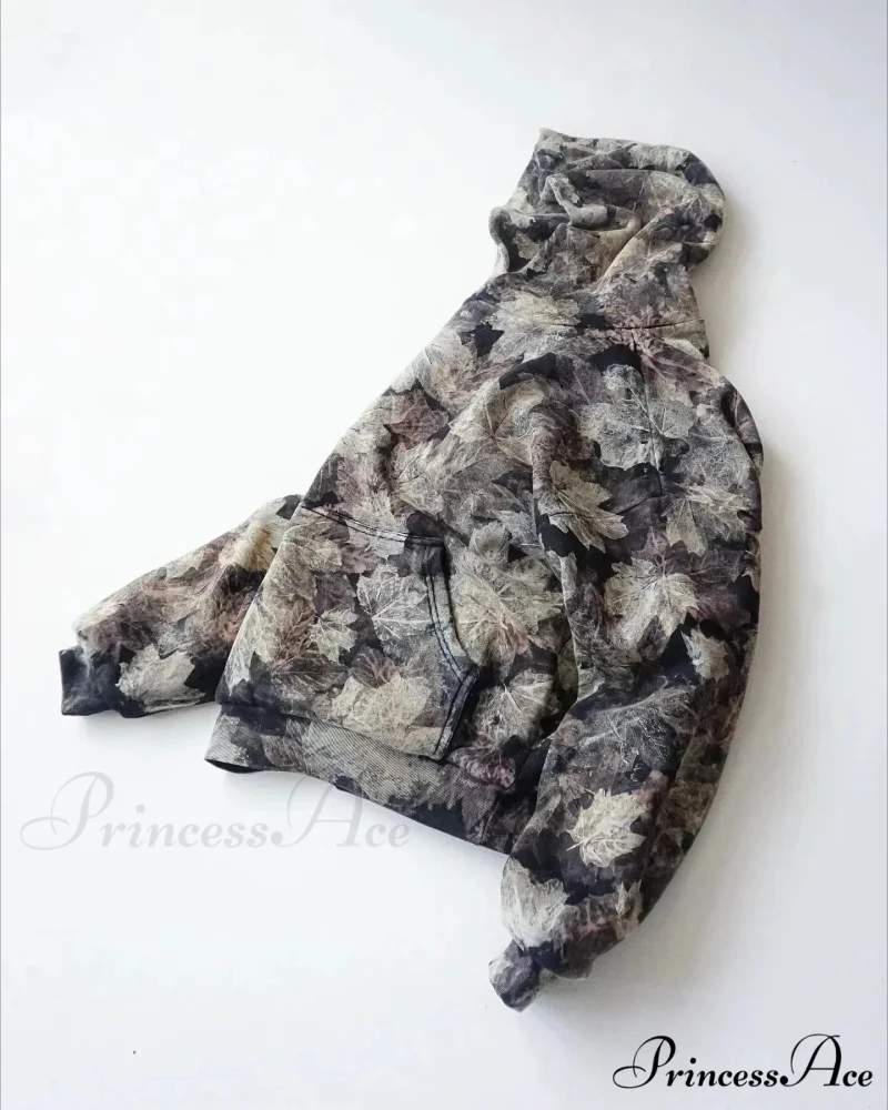 Maple Leaf Visual Pullover Hoodie - Image 4