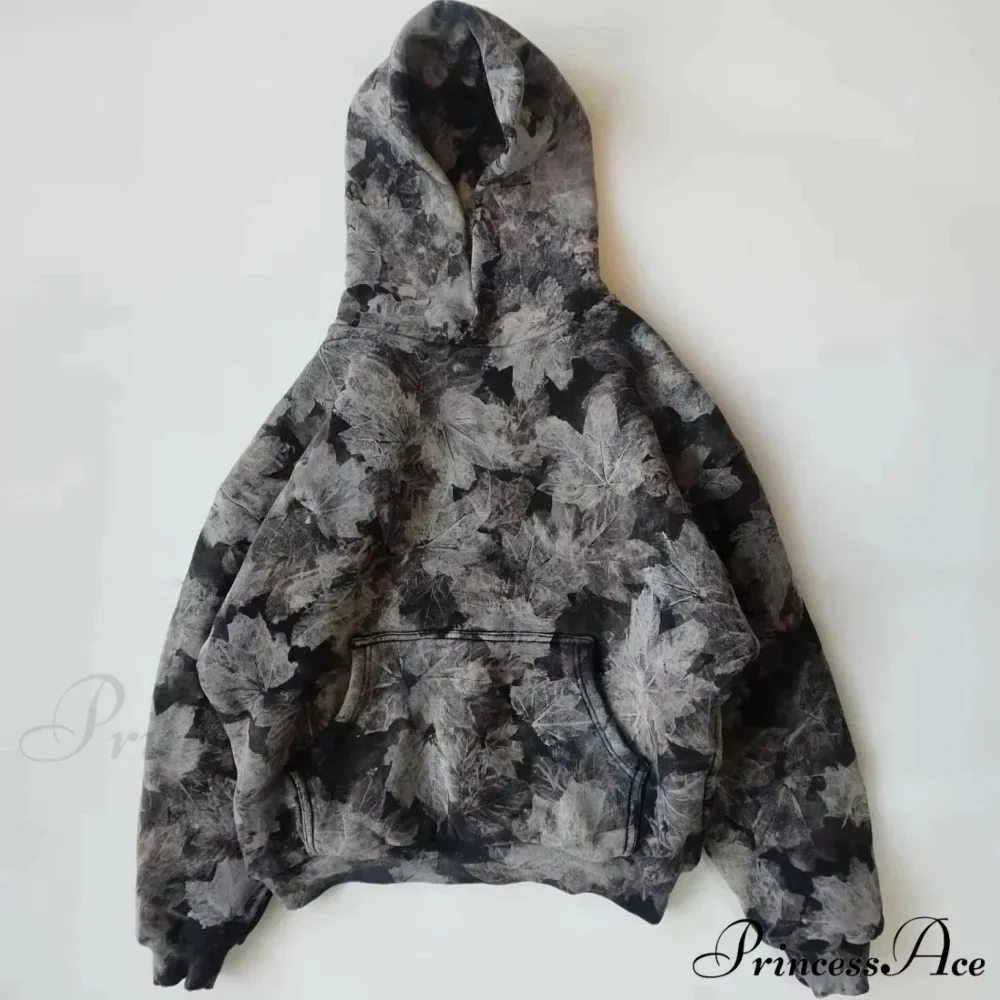 Maple Leaf Visual Pullover Hoodie - Image 7