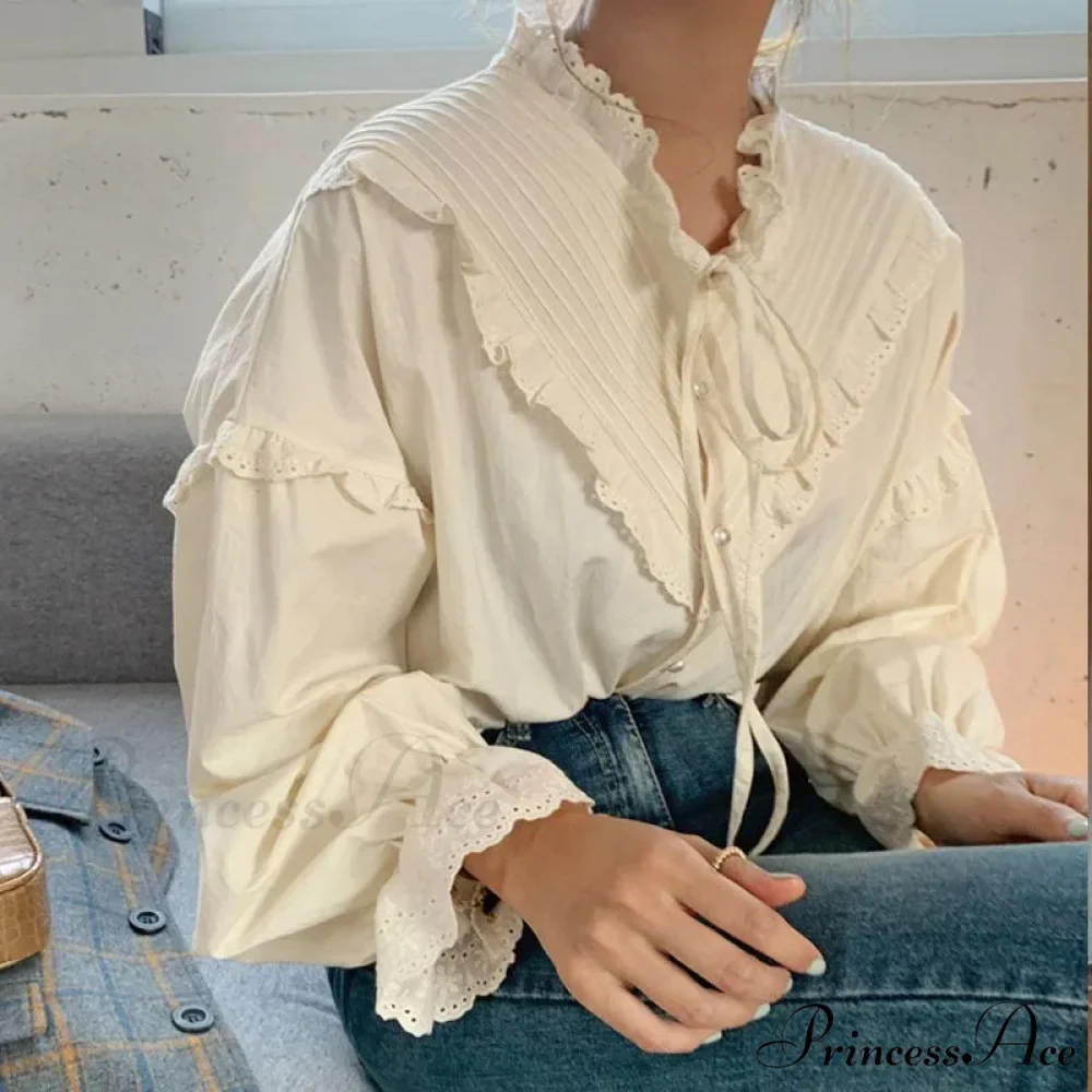 Mesh Hollow-Out Extended Sleeve Top - Image 4