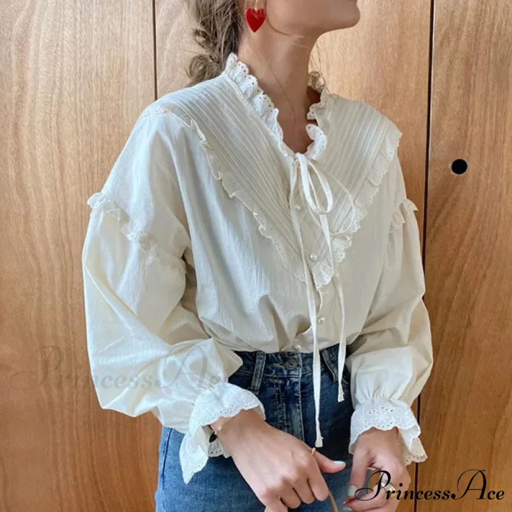 Mesh Hollow-Out Extended Sleeve Top - Image 5
