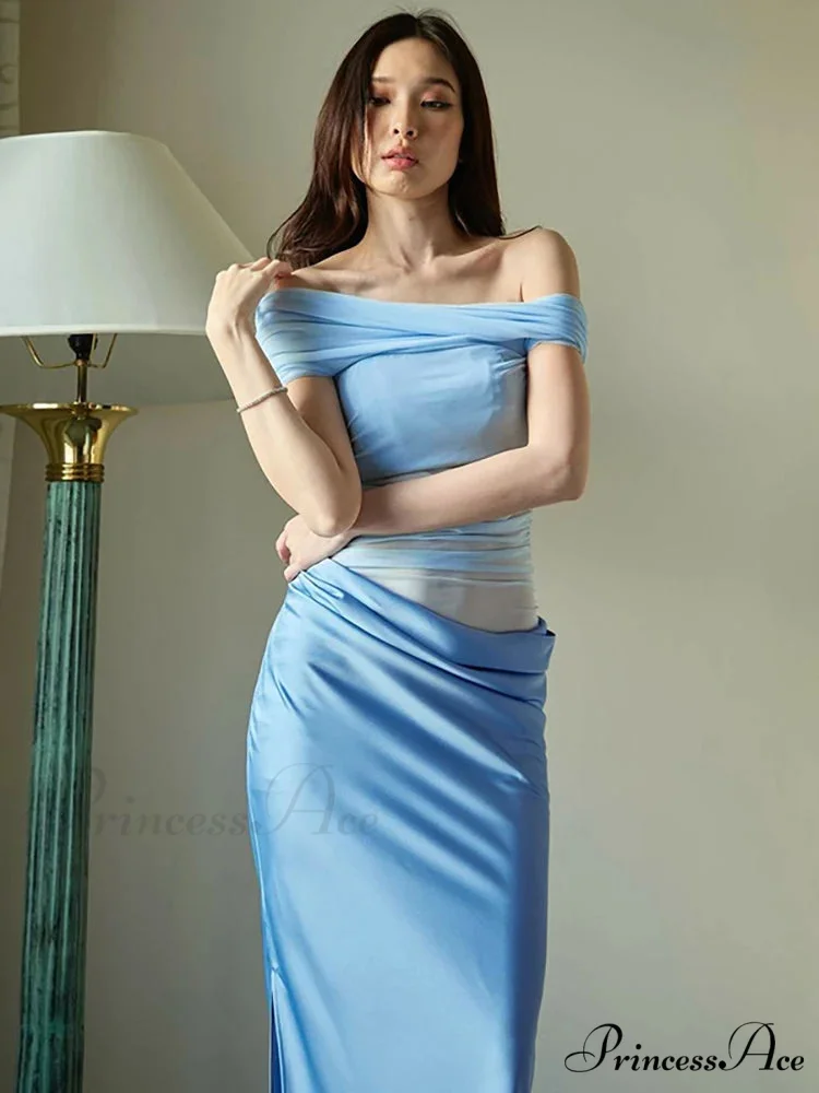 Mesh Shoulder Vacation Dress - Image 7