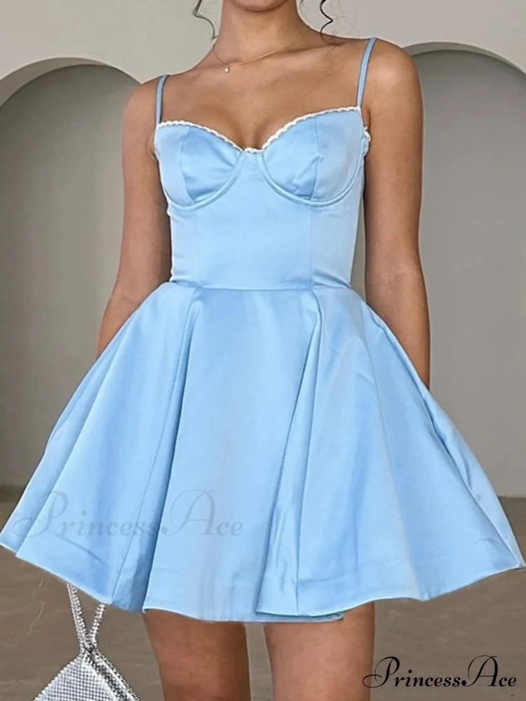 Mesh Skirt Flower Pattern A-line Flower Dress - Image 8
