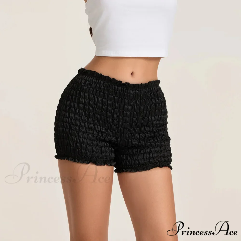 Mid Ascend Gathered Elastic Waist Short - Image 2
