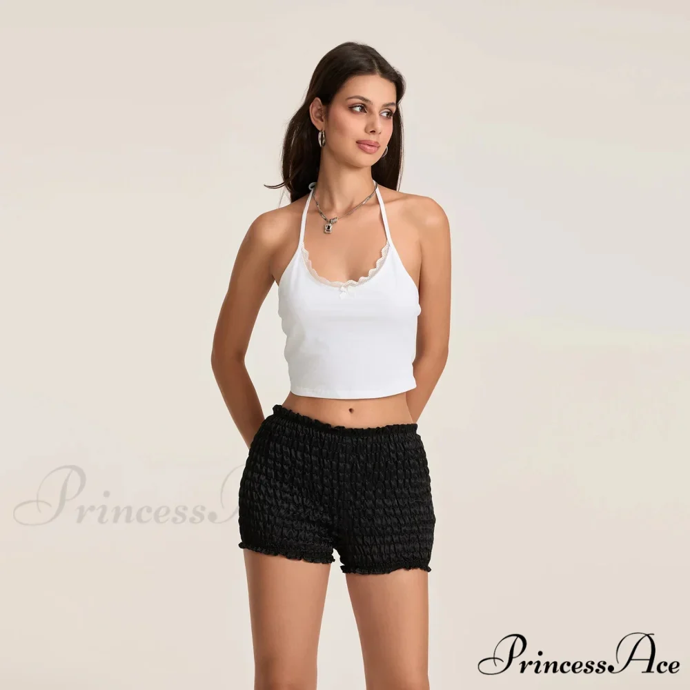 Mid Ascend Gathered Elastic Waist Short - Image 5