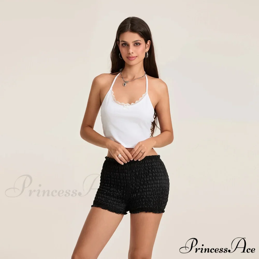 Mid Ascend Gathered Elastic Waist Short - Image 6