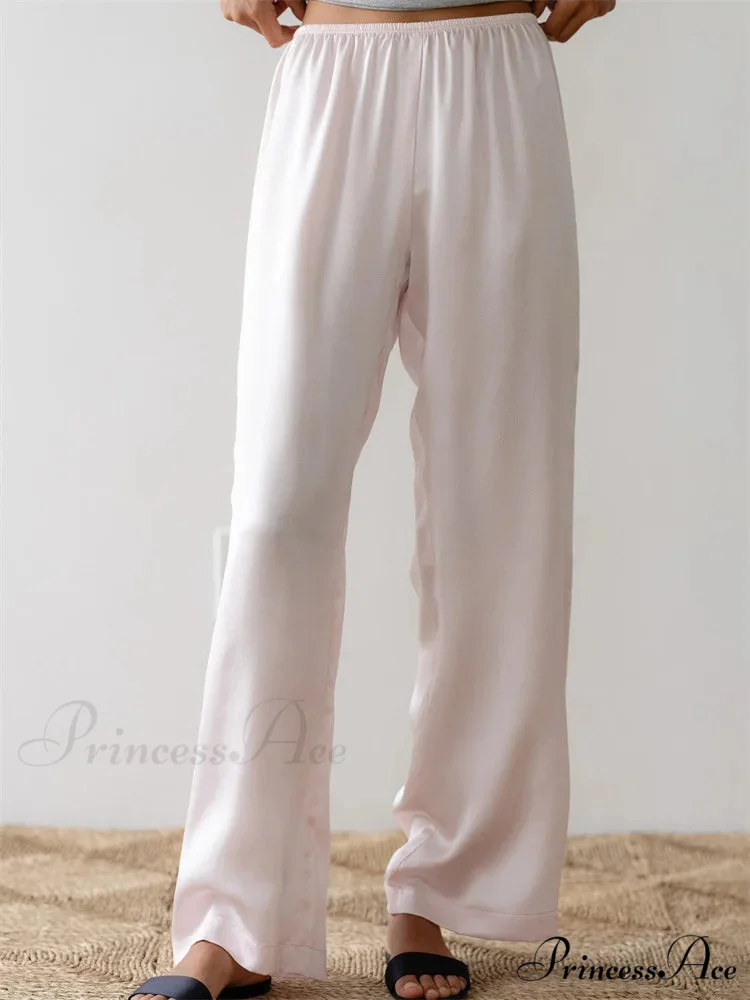 Monochromatic Lounge Stretchy Waist Pull-On Pant - Image 3