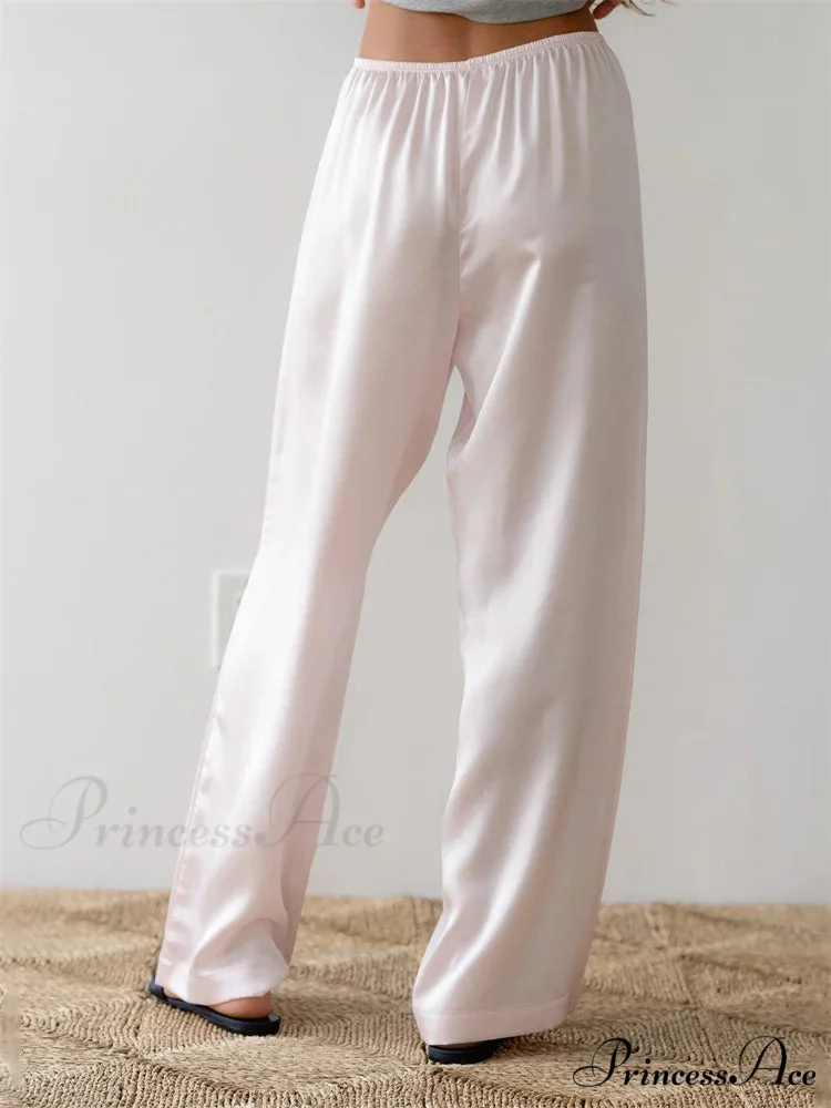 Monochromatic Lounge Stretchy Waist Pull-On Pant - Image 4