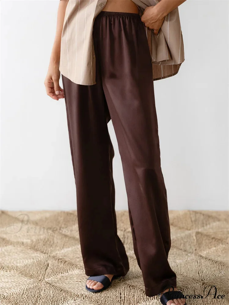 Monochromatic Lounge Stretchy Waist Pull-On Pant - Image 5