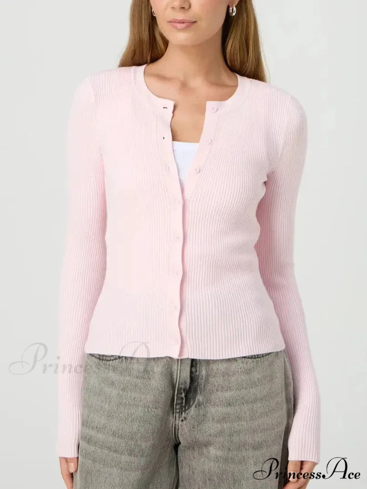 Monochromatic Textured Extended Sleeve Knit Cardigan - Image 7