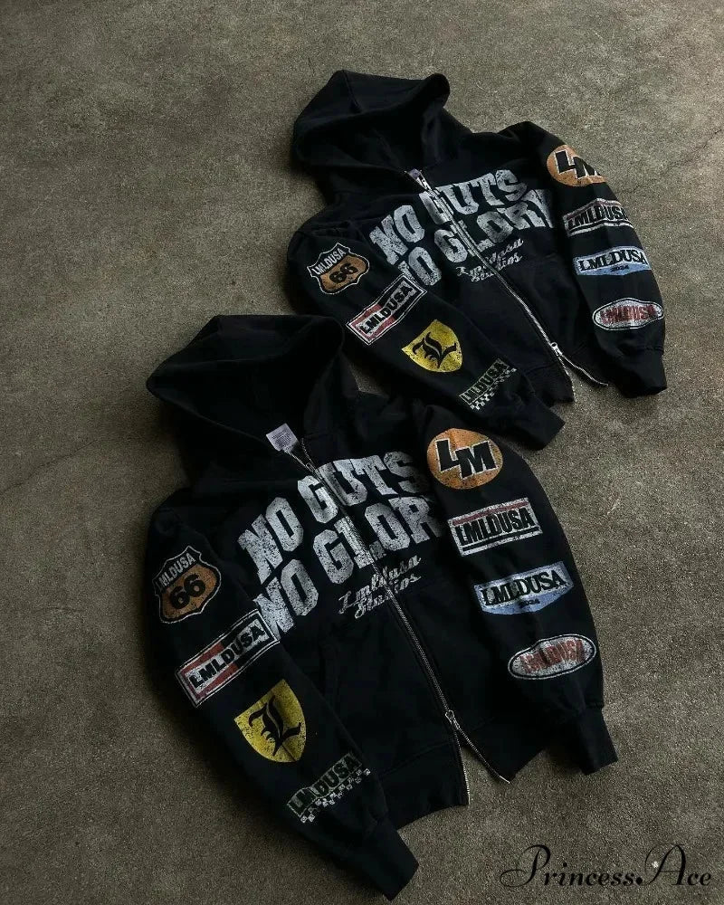 Motorcycle Fashion Graphic Hoodie - Image 4