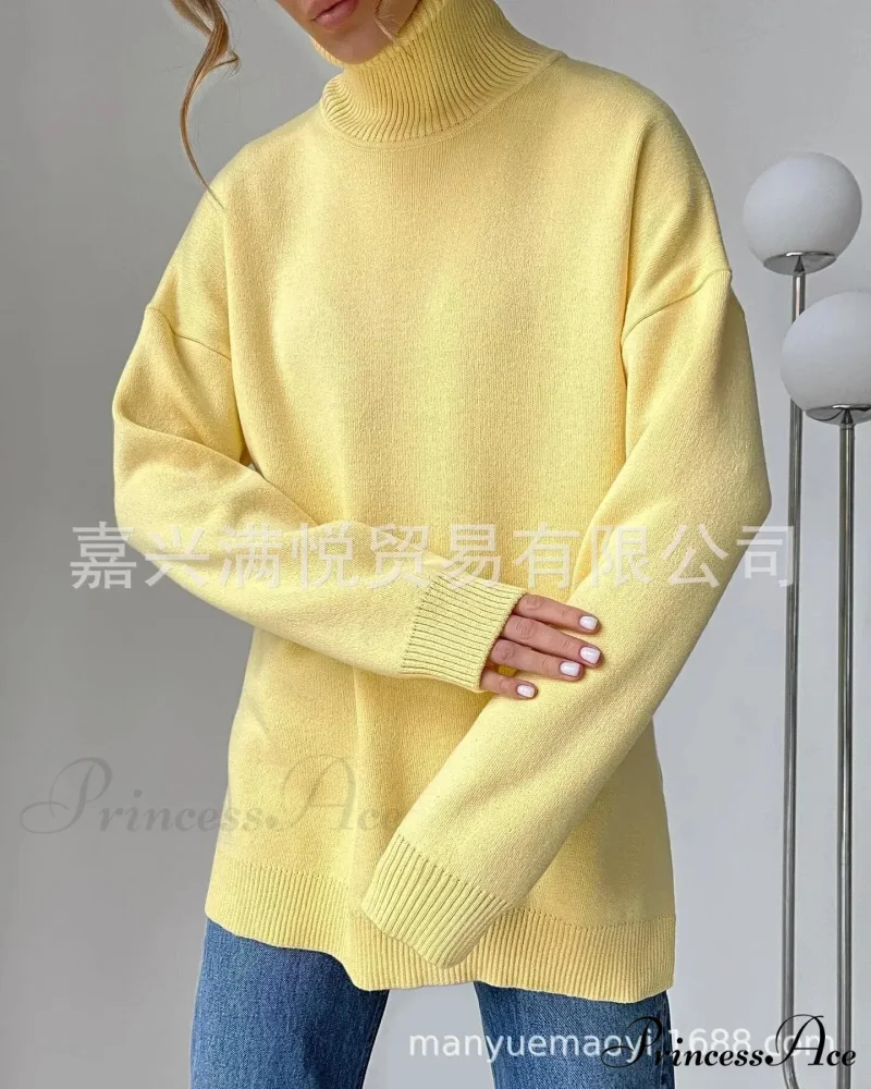Multicolored High-necked Chunky Jumper - Image 6