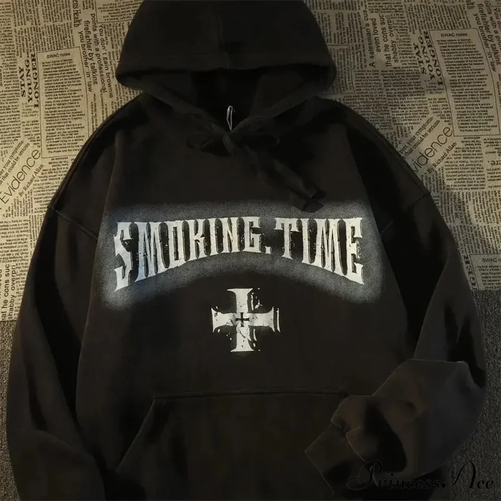 Mysterious Breeze Skull Design Informal Hoodie - Image 3