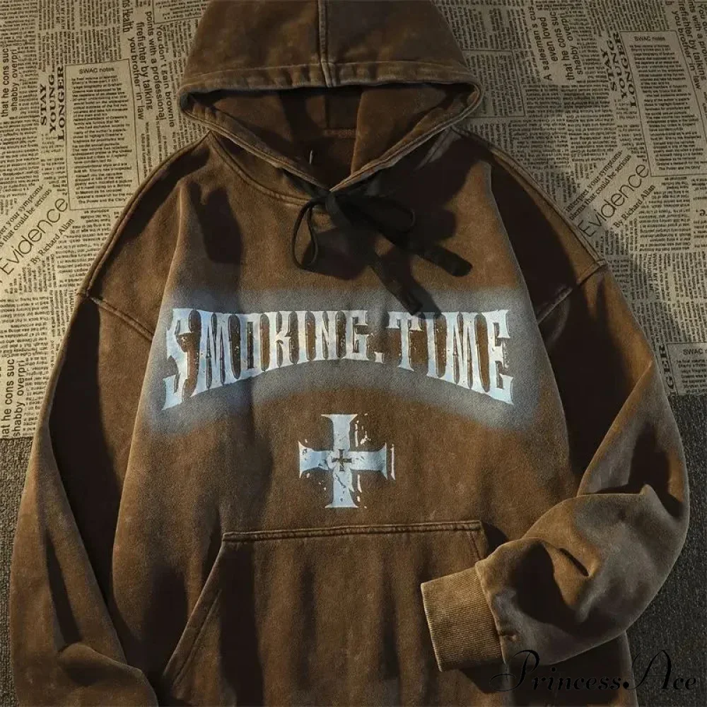 Mysterious Breeze Skull Design Informal Hoodie - Image 4
