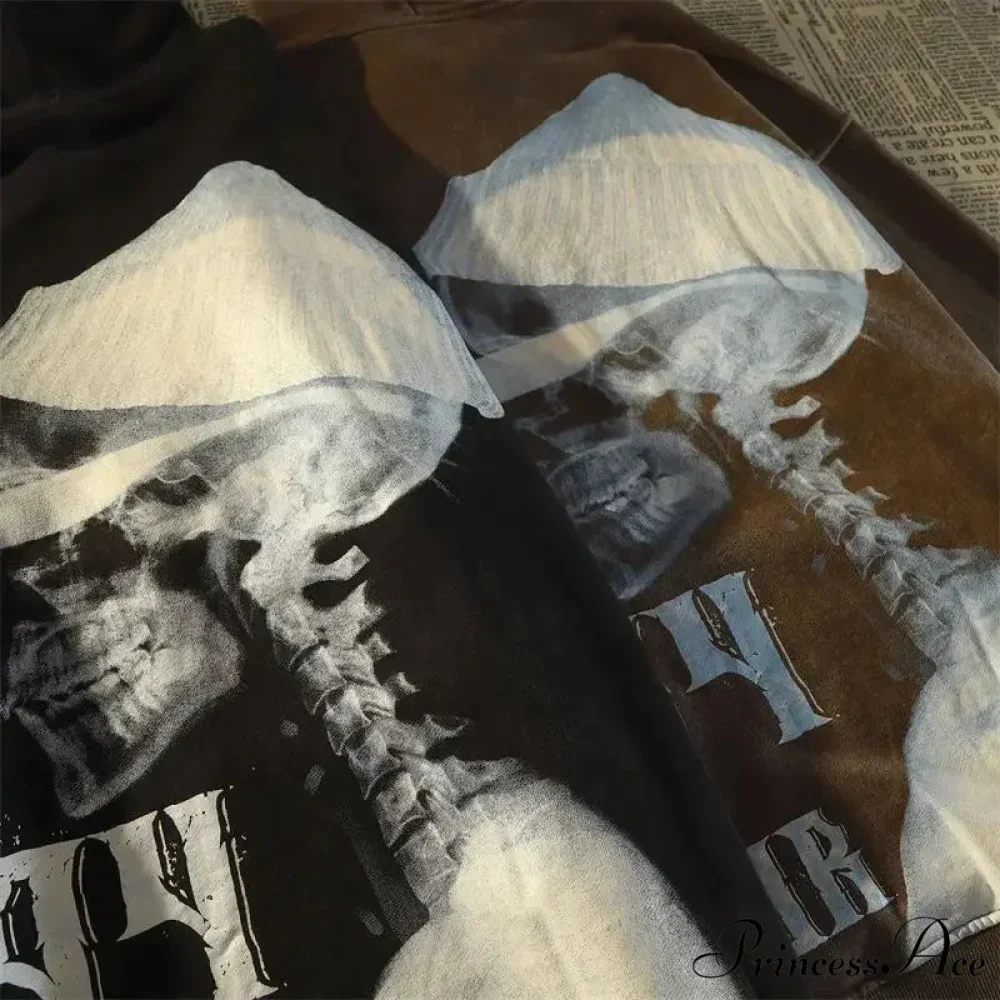 Mysterious Breeze Skull Design Informal Hoodie - Image 5