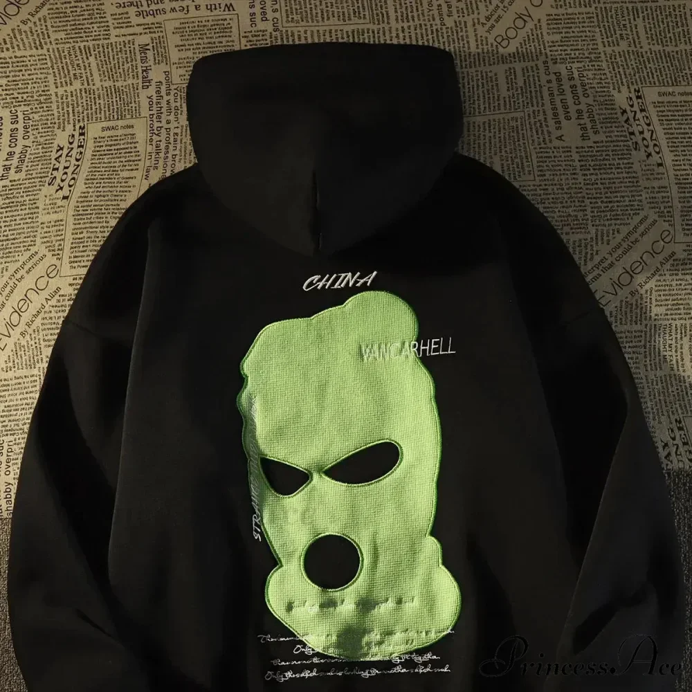 Mysterious Breeze Skull Design Informal Hoodie - Image 8
