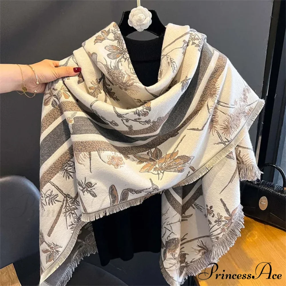 Needlework Cashmere Winter Scarf - Image 3