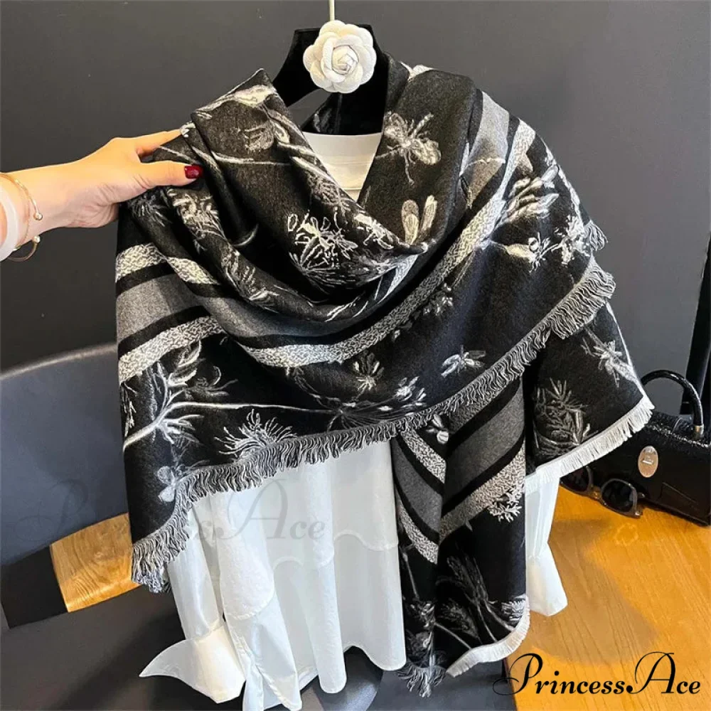 Needlework Cashmere Winter Scarf - Image 6