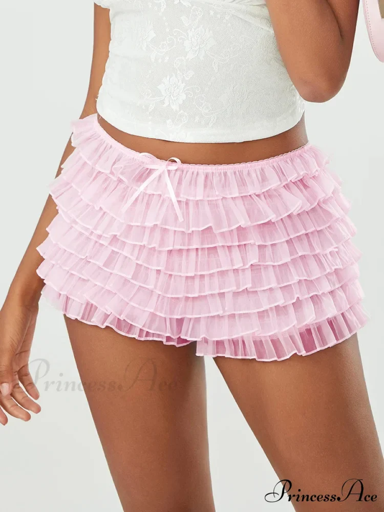 Net Bow Tiered Frill Brief - Image 3