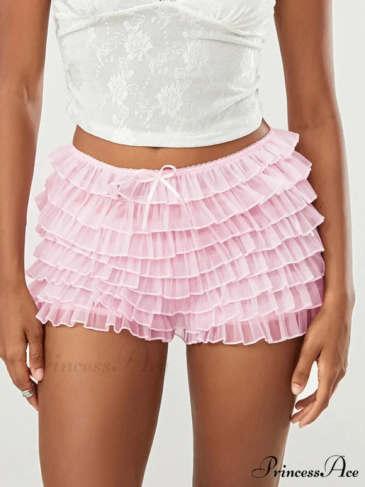 Net Bow Tiered Frill Brief - Image 4