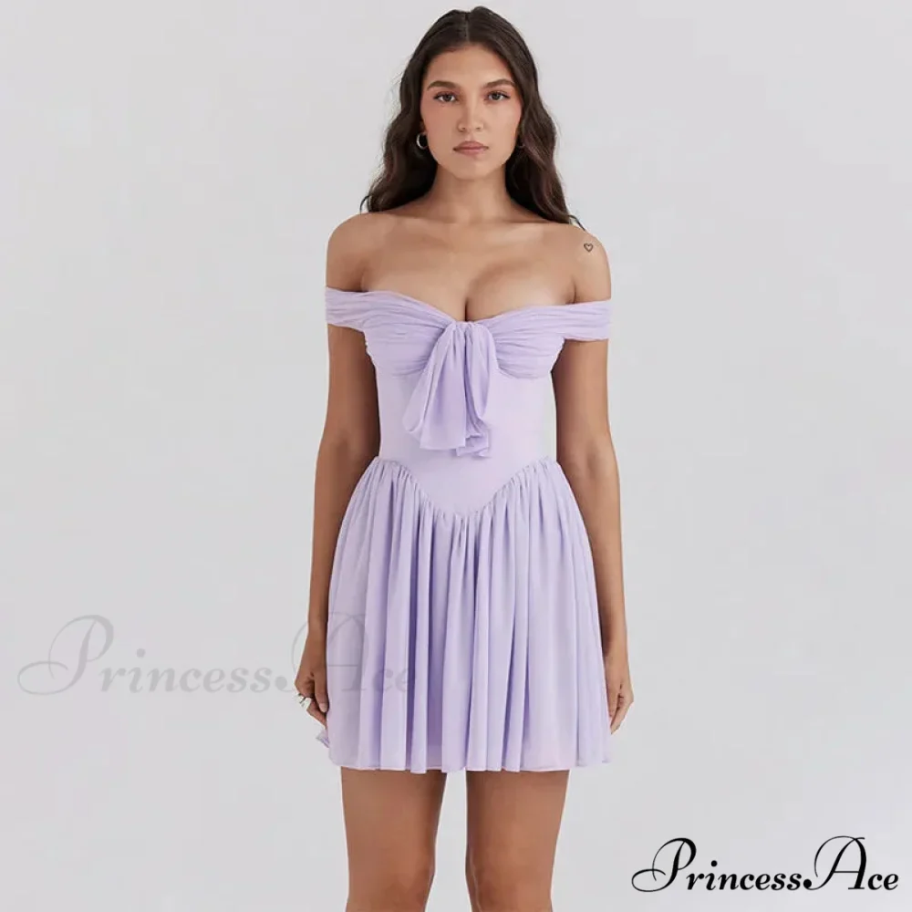 Net Waist Wrap A-line Holiday Dress - Image 3