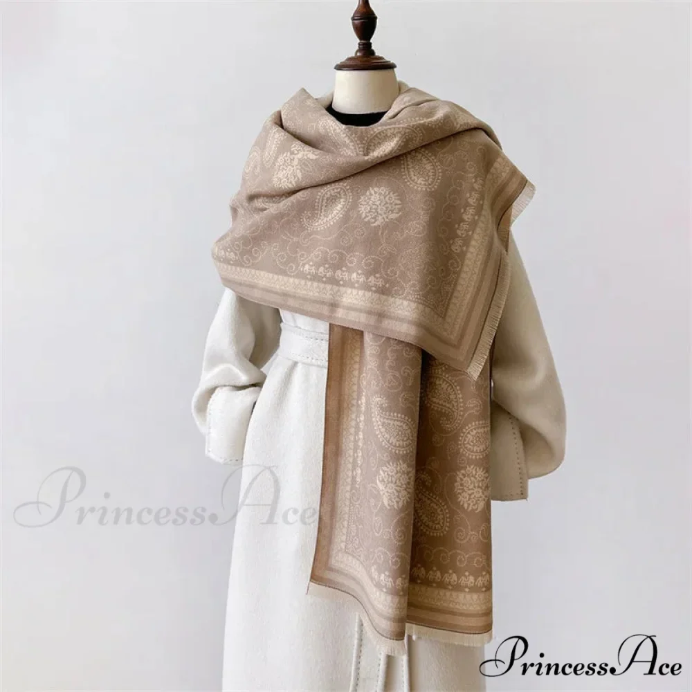 New Cozy Cashmere Oversized Pashmina Scarf - Image 5