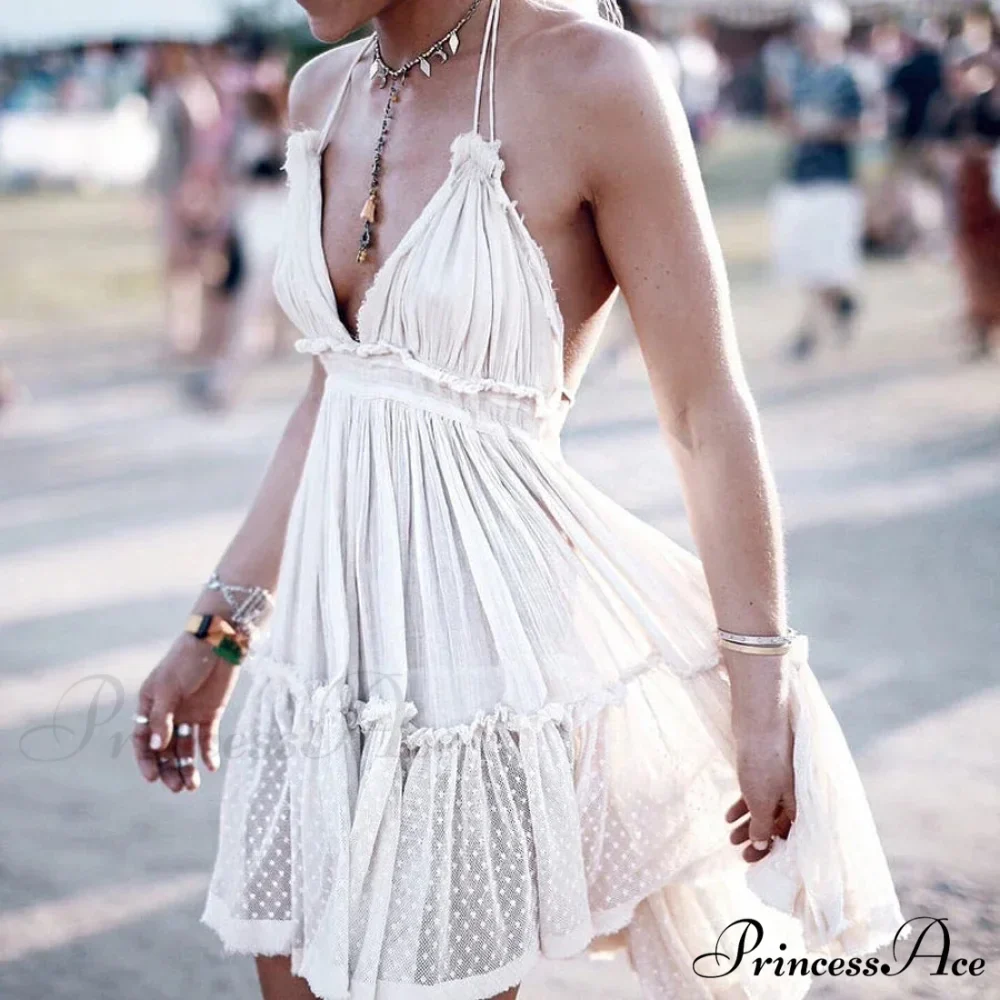 Nomadic Band Backless Free-spirited Dress - Image 4