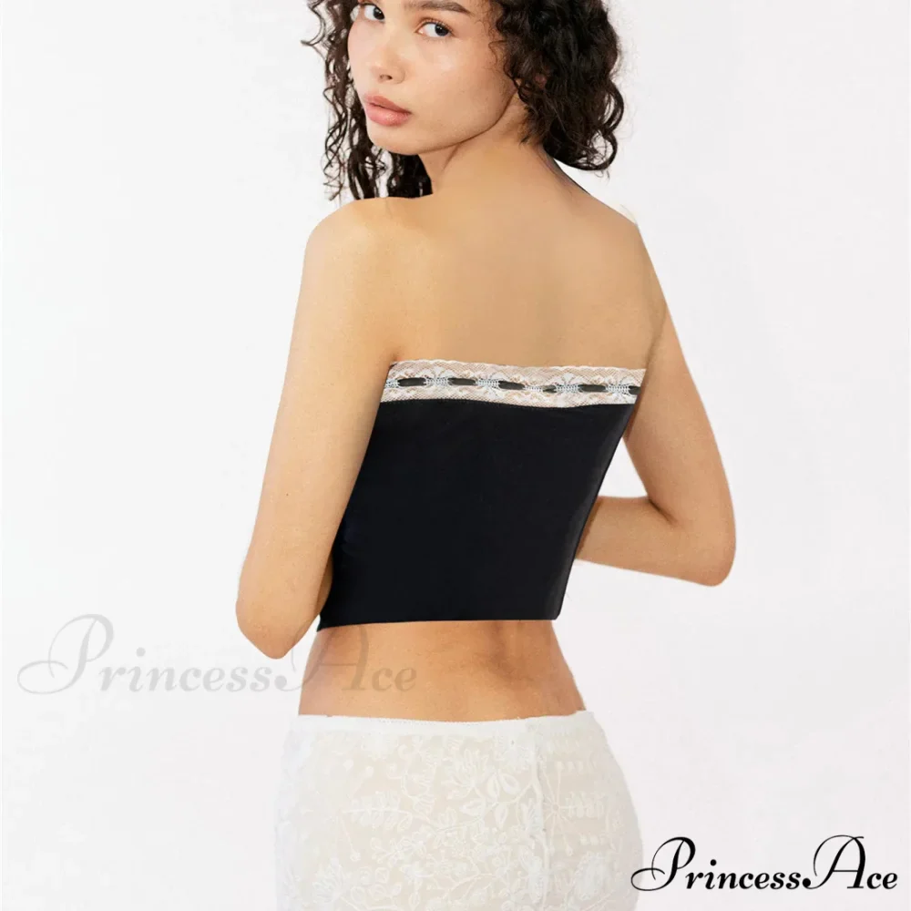 Off-The-Shoulder Bandage Cropped Blouse - Image 5