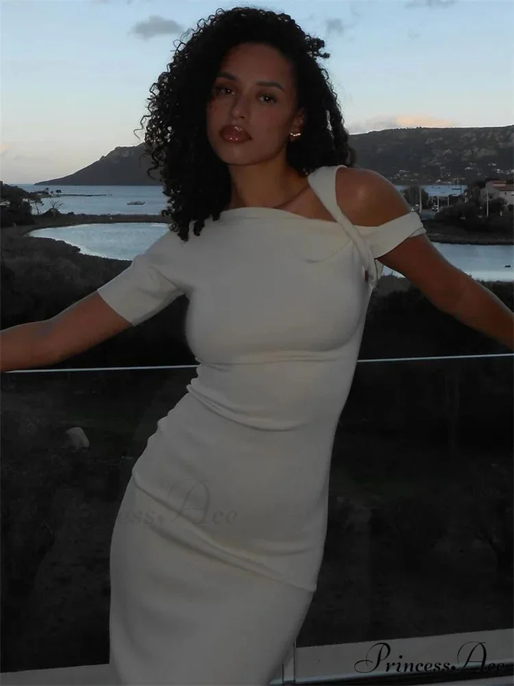 Off-The-Shoulder Bandage Short Dress - Image 3