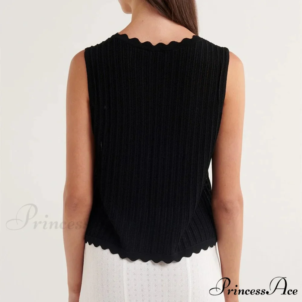 Open Front Knitted Short Top - Image 6