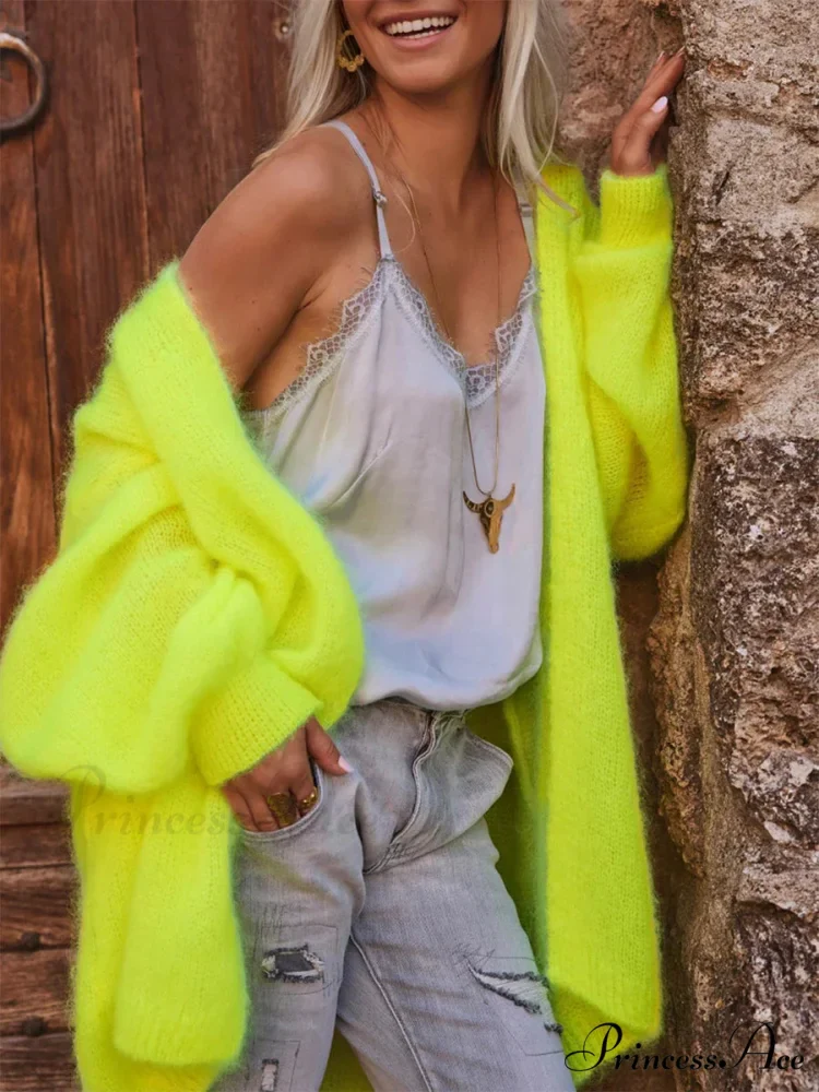 Open Front Soft Long Sleeve Knit Cardigan - Image 8