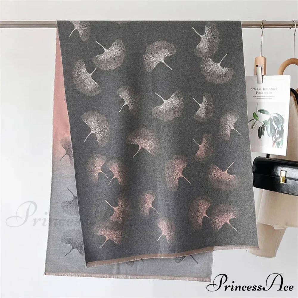 Opulent Cashmere Blossom Pashmina Scarf - Image 3