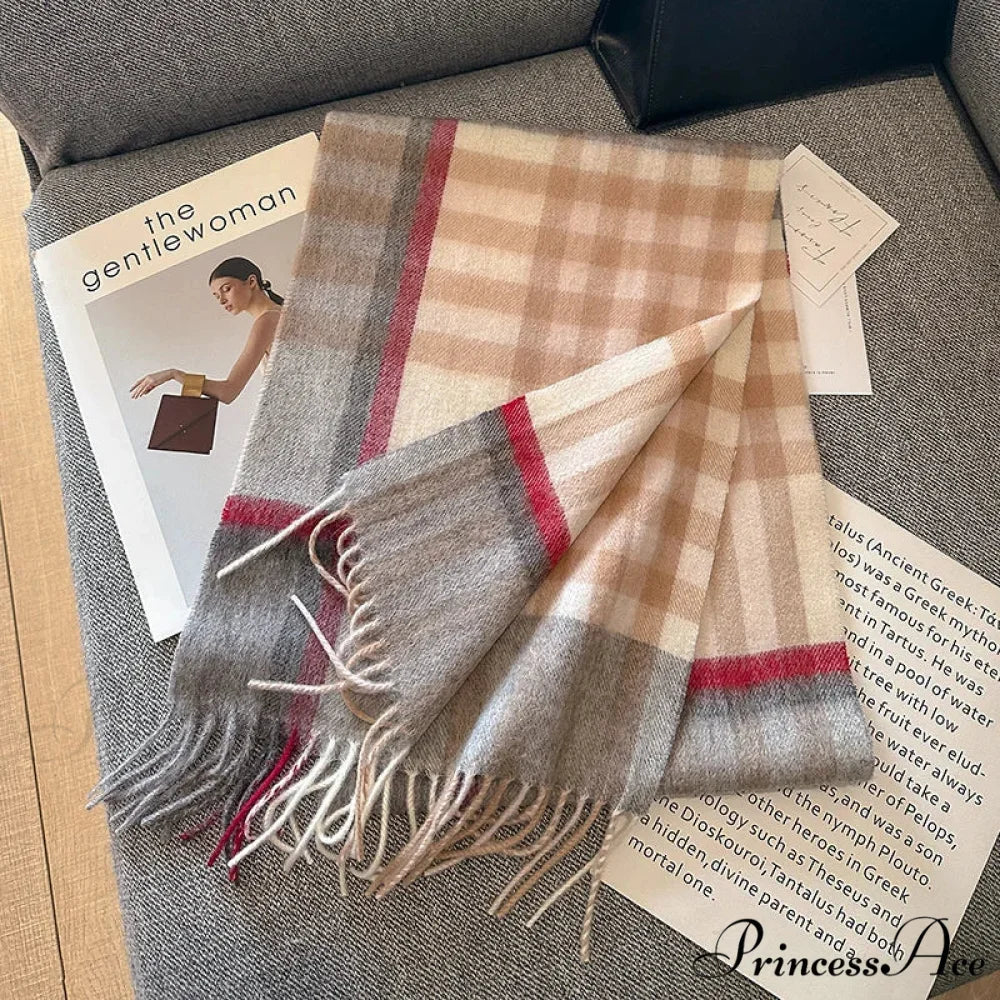 Opulent Cashmere Pashmina Winter Scarf - Image 10